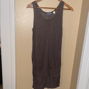 Eileen Fisher Sleeveless Dark Brown Tank Top